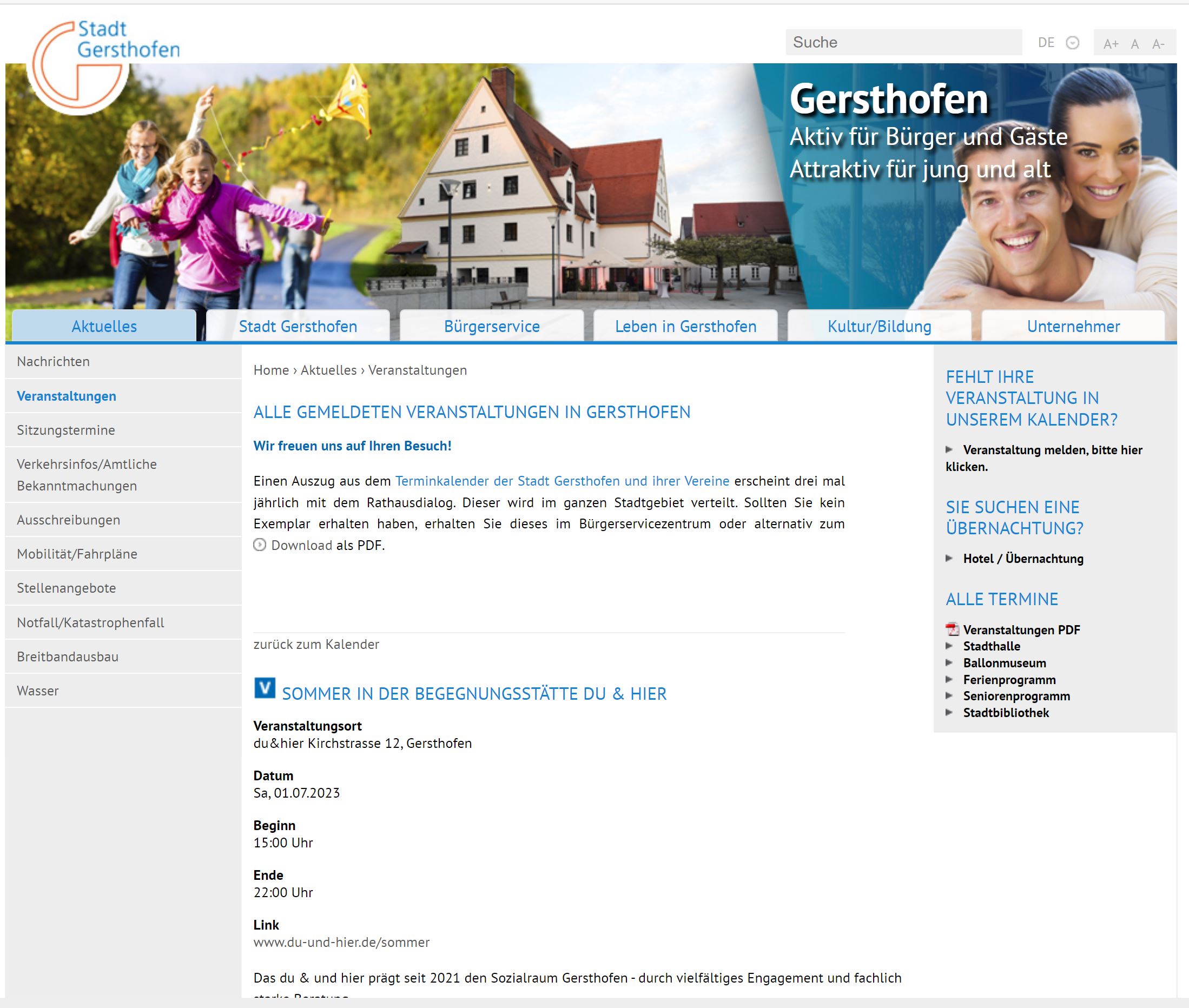 Sommerfest bei d&hier